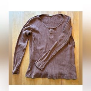 Simple Folk Ribbed Long Sleeve